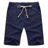 JWD Men’s Linen Shorts Casual Drawstring Summer Beach Shorts US