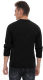 GIRUNS Men's Crewneck Sweater Soft Casual Sweaters for Men Classic Pullover Sweaters with Ribbing Edge