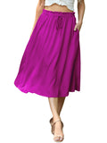 Women's Skirts Skirts For Women With Pockets Summer Skirts Cool Lightweight And Elegant Skirts