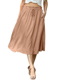 Women's Skirts Skirts For Women With Pockets Summer Skirts Cool Lightweight And Elegant Skirts