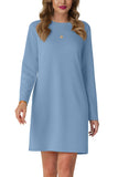 JWD Dresses for Women Casual Long Sleeve Dress Trendy Fall Fashion Cozy Travel