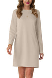 JWD Dresses for Women Casual Long Sleeve Dress Trendy Fall Fashion Cozy Travel