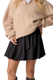 JWD Skirt for Women Boho High Waisted Ruffled Cute Casual Dressy Mini Summer Going Out Bloomer Skater Outfit