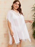SHOWMALL Plus Size Swimsuit Cover Up