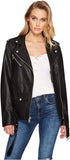 OLRIK Women's Oversized Faux Leather Belted Motorcycle Jacket