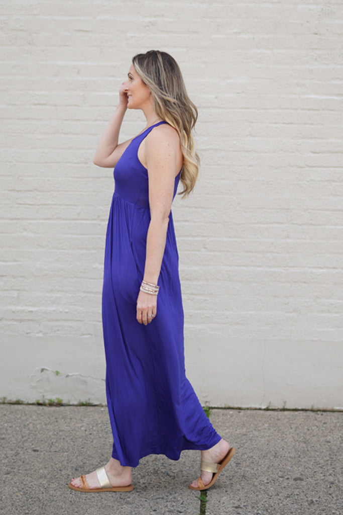 Sleeveless Racerback Loose Plain Maxi Dresses Casual Long Dresses with – womenboutique Sleeveless Racerback Loose Plain Maxi Dresses Casual Long Dresses with – womenboutique